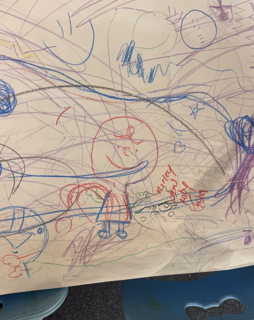 Scribble World — before Magic Cleanup